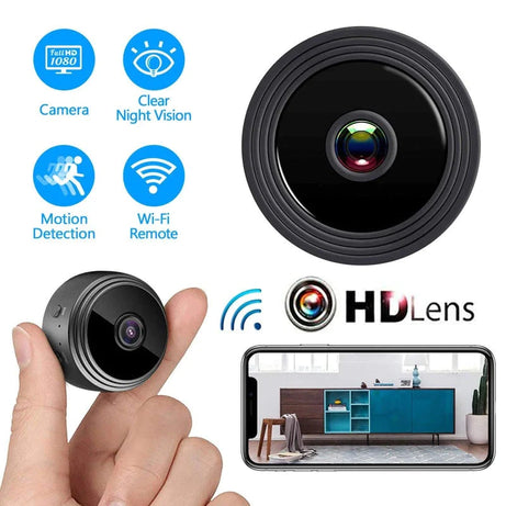A9 Mini Camera  Full Hd - Discreet 1080p Camera with Night Vision and Motion Detection